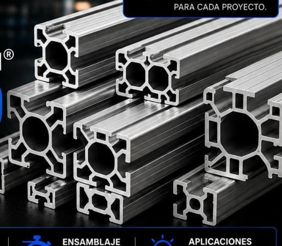 Perfiles de aluminio T-slot